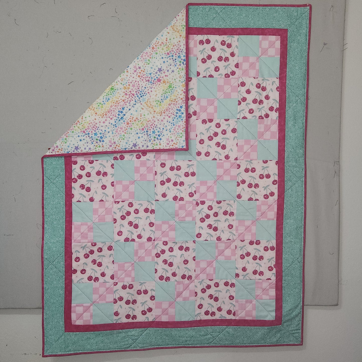 Cherry Sweet Baby Quilt