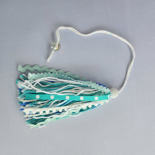 Light Blue and White