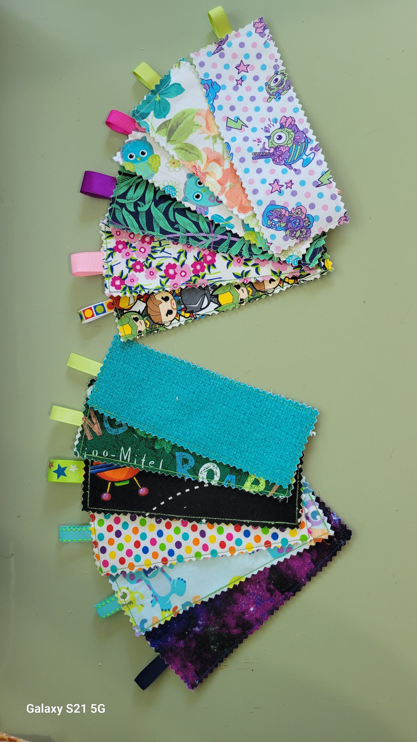 Zigzag bookmarks